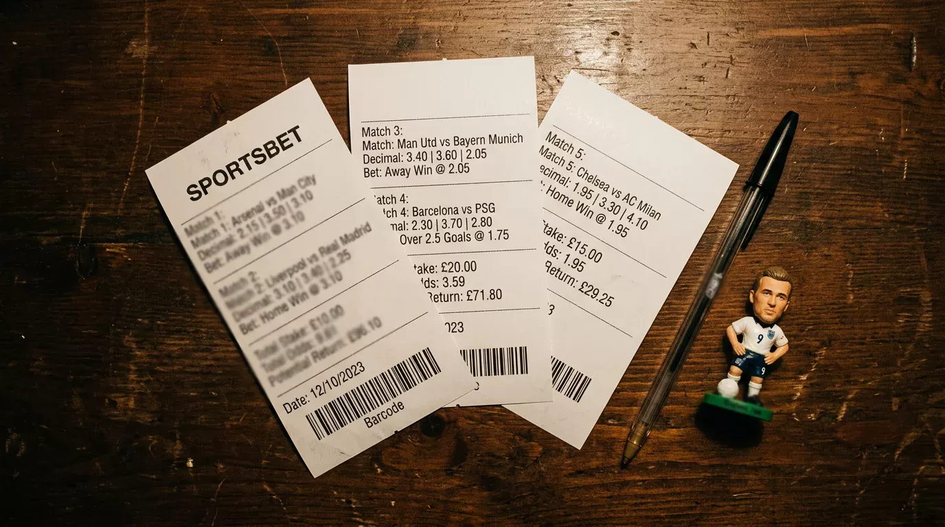 Ejemplo de apuesta combinada con tres partidos del Mundial 2026 y cálculo de cuota total