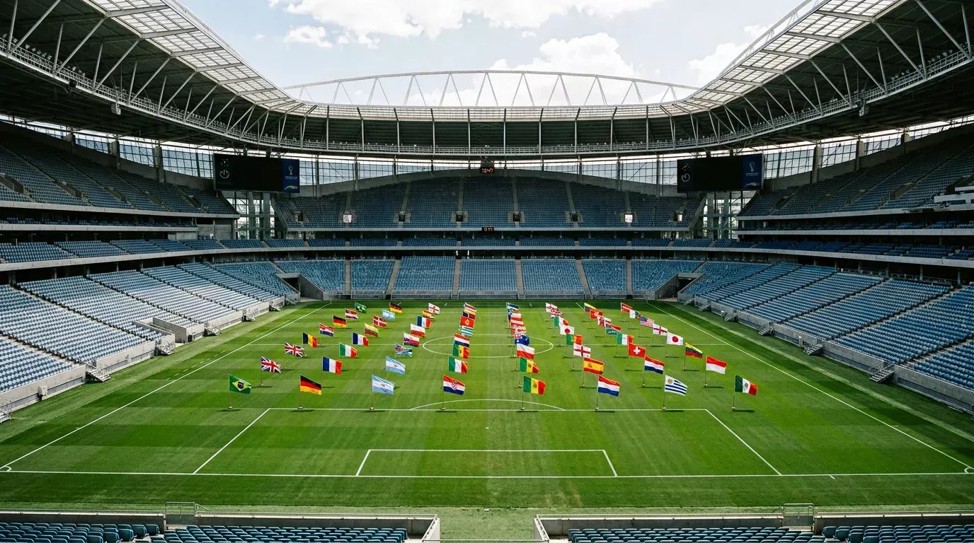 Diagrama del nuevo formato del Mundial 2026 con 48 equipos distribuidos en 12 grupos de 4