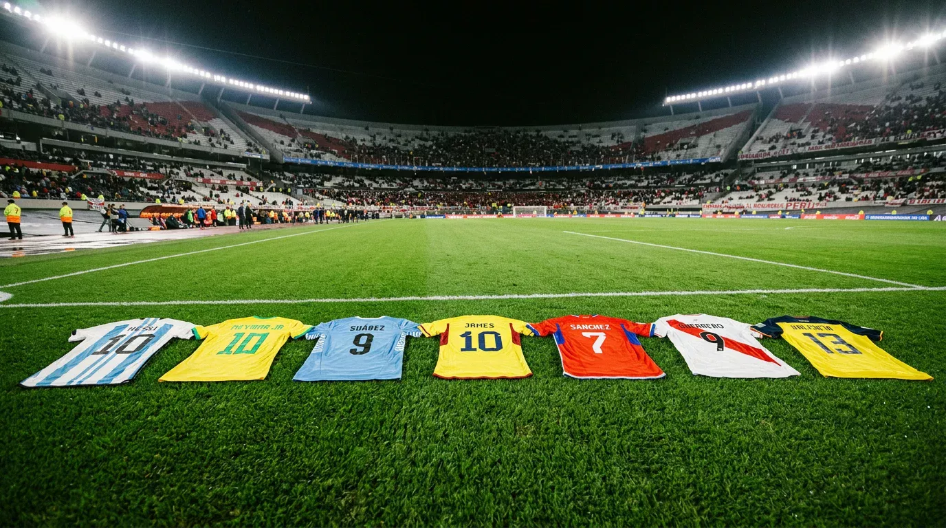 Las siete selecciones sudamericanas clasificadas al Mundial 2026 con sus grupos y cuotas al título